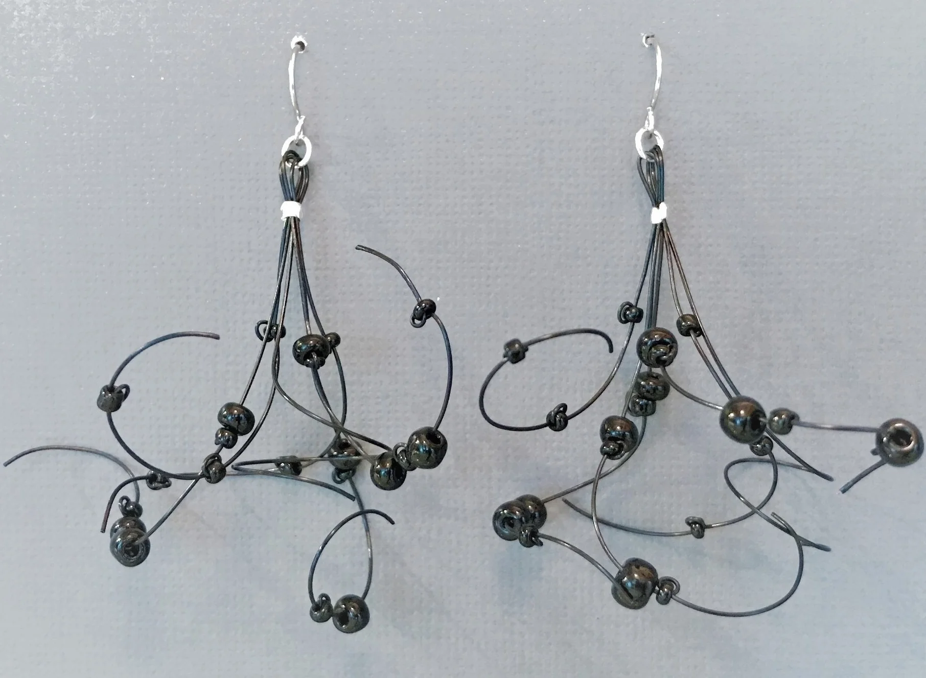 Black Tassel Earrings