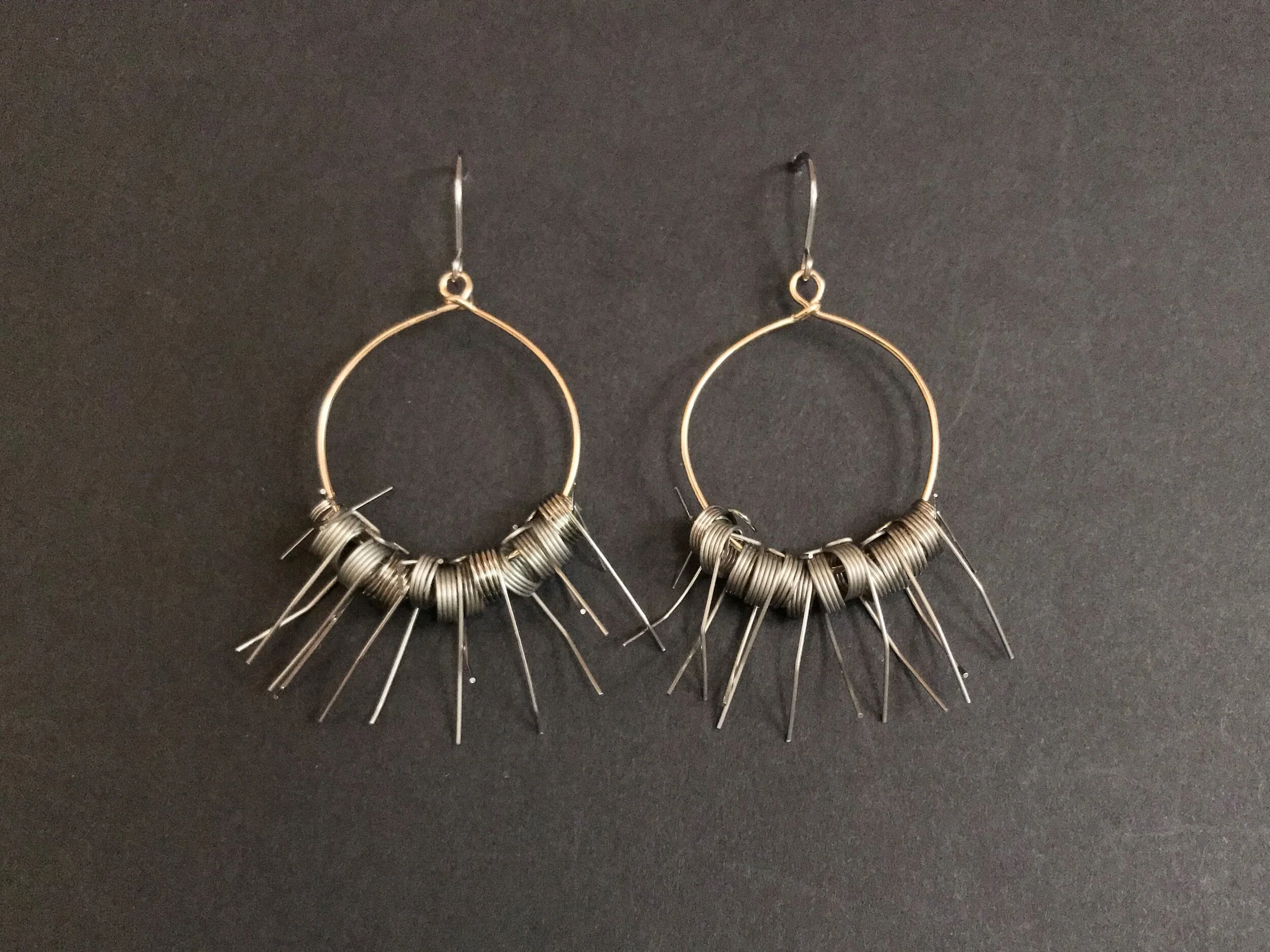 Video Cassette Hoop Earrings