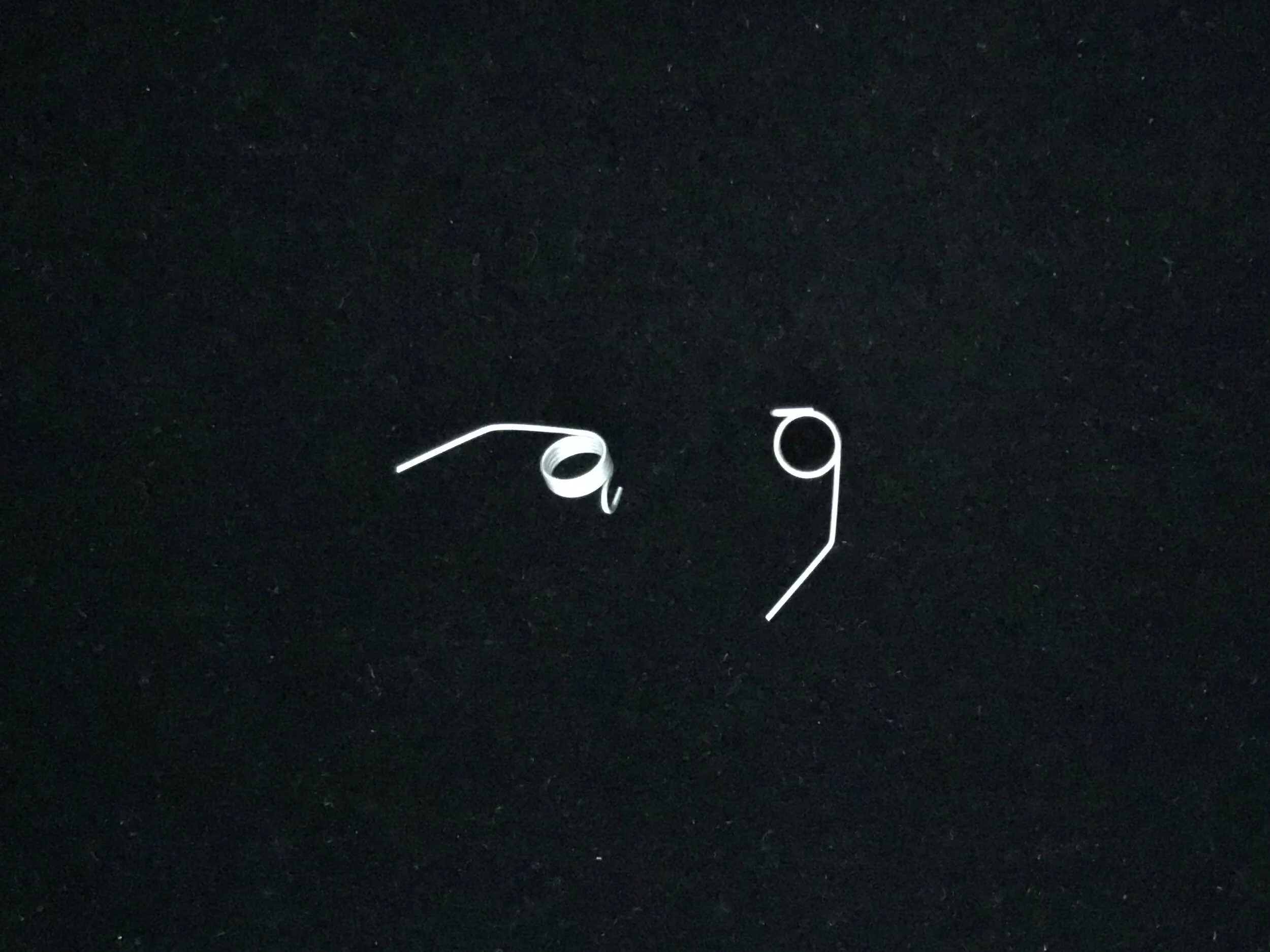 Springs from discarded Video Tapes