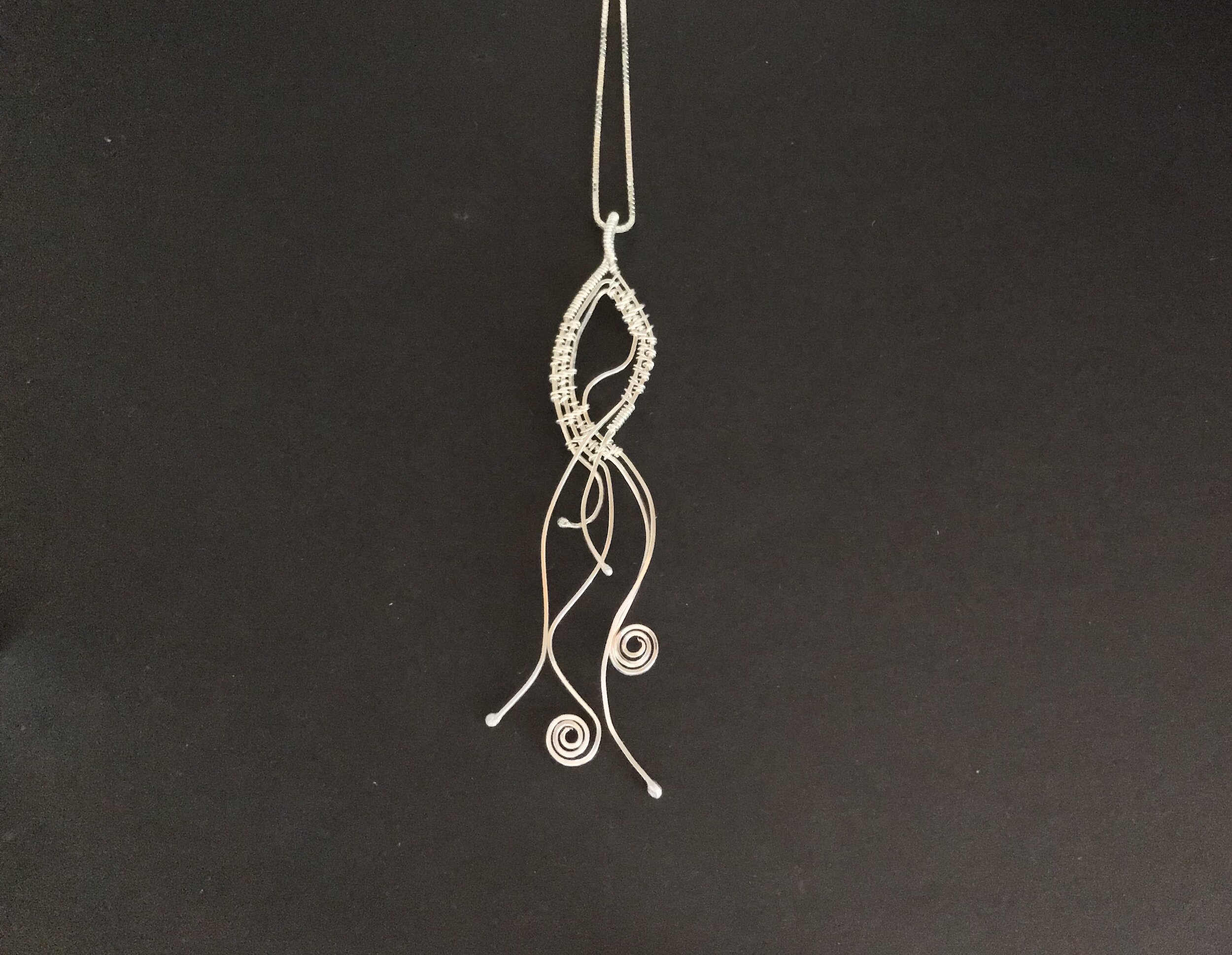 Wire Weaving Fish Necklace