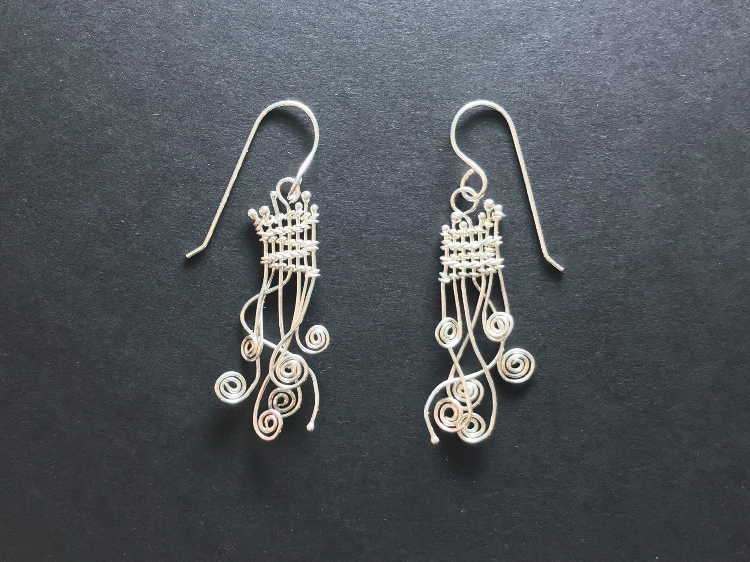 Wire Weaving Earrings