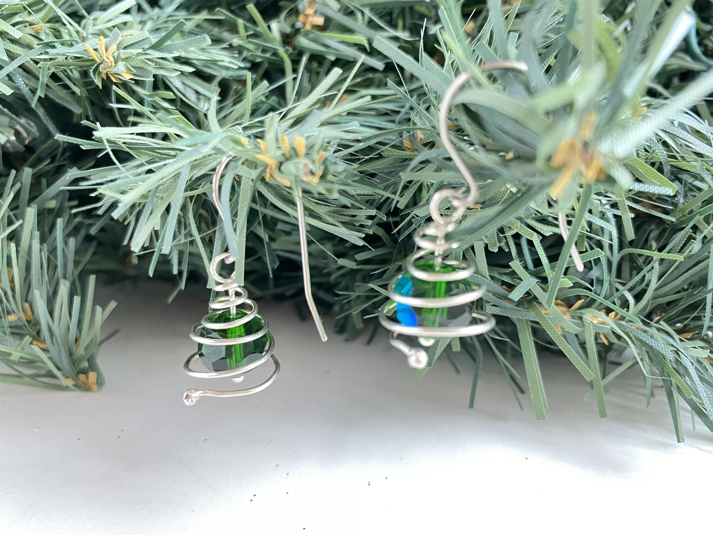 Green Christmas Earrings (Copy)