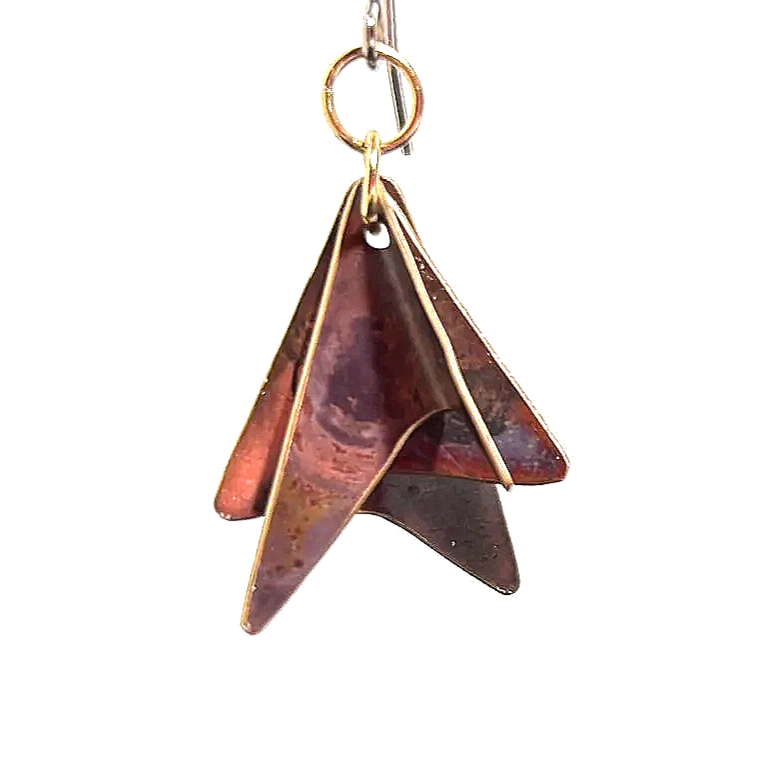 Bridge Inspired Earrings in Metal