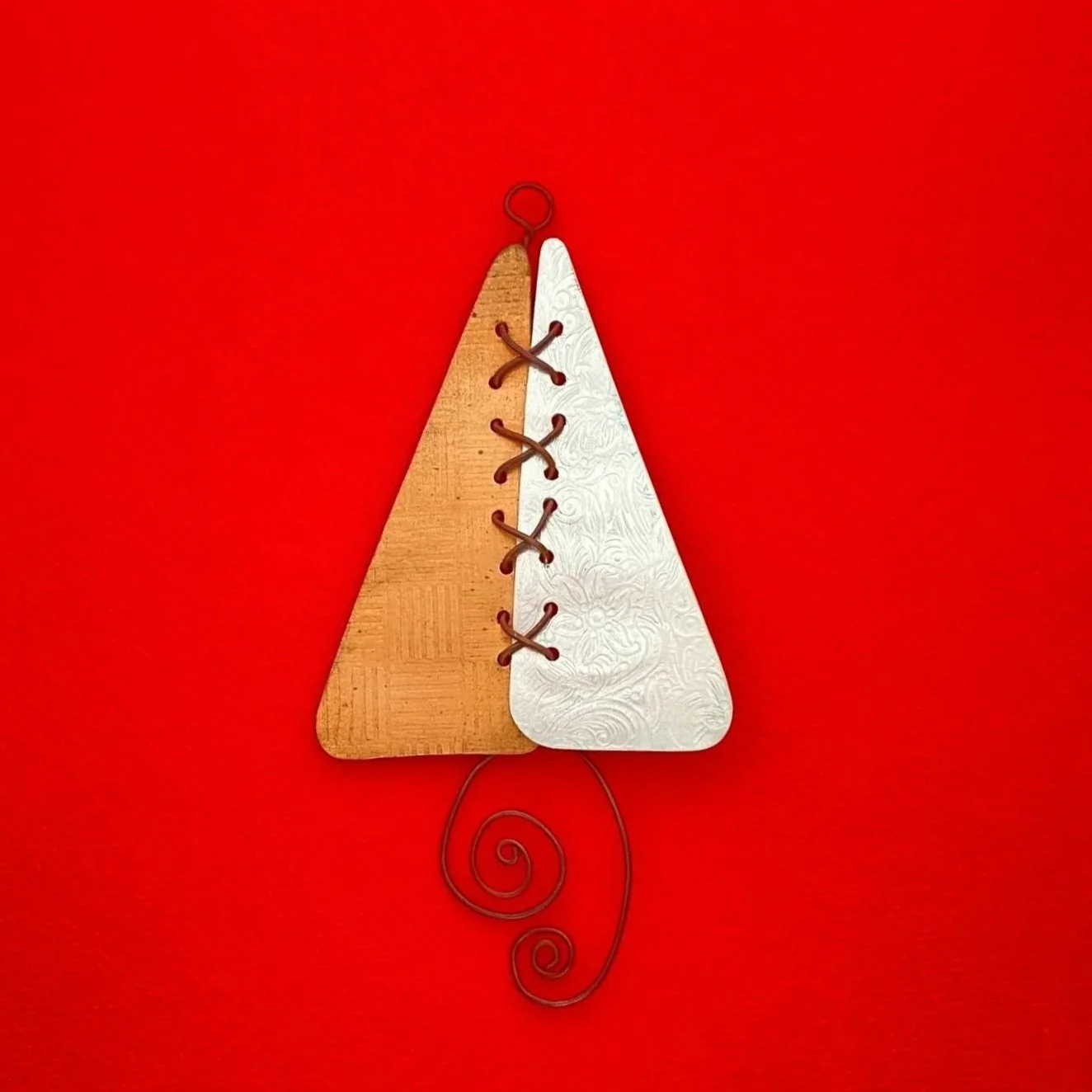 Cross Stitch Christmas Tree Ornament