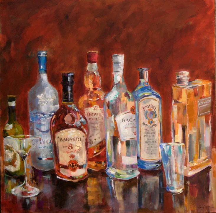 Bacardi 30" X 30" SOLD