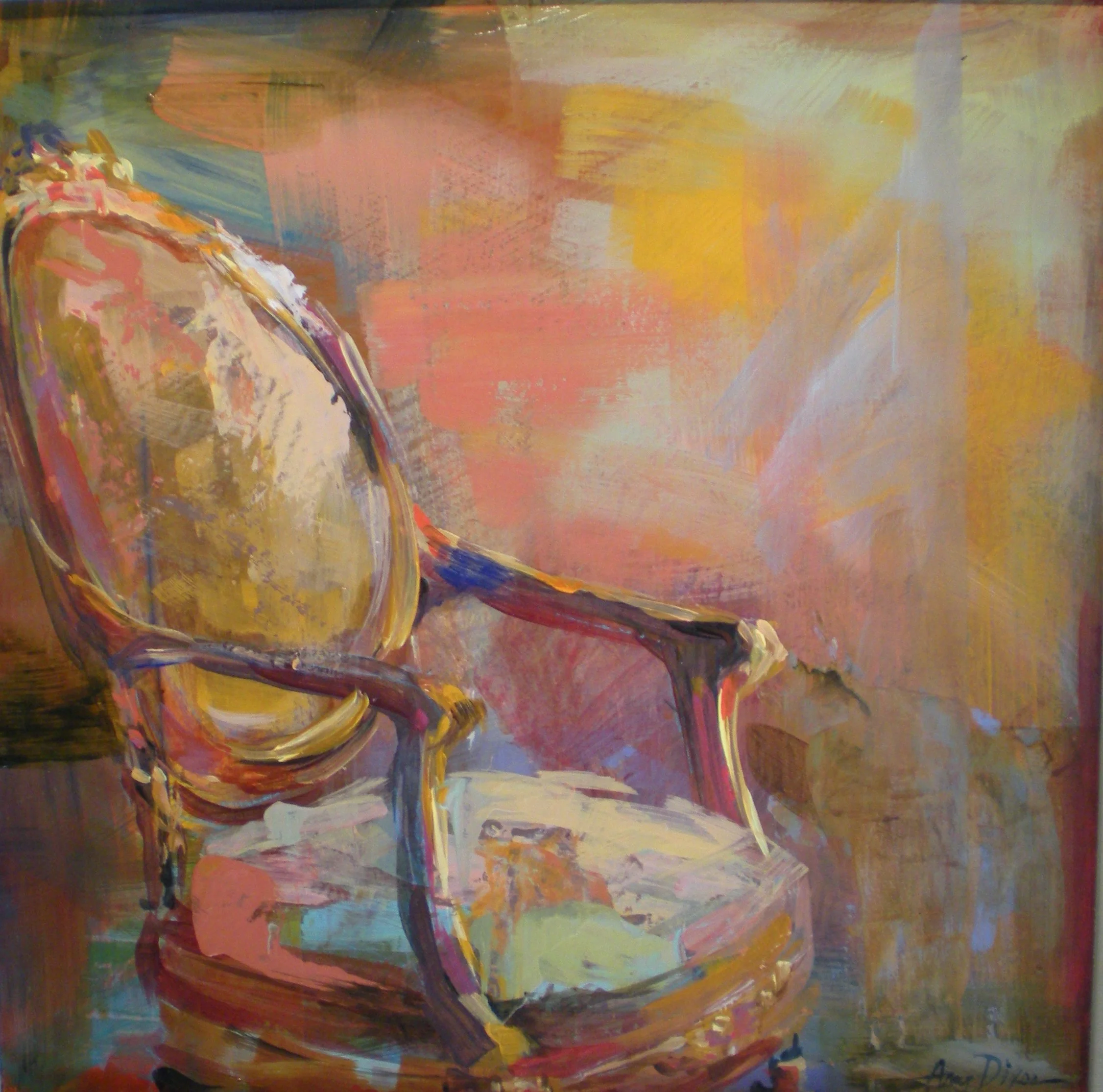 Chair of Neutrality 12" X 12" SOLD