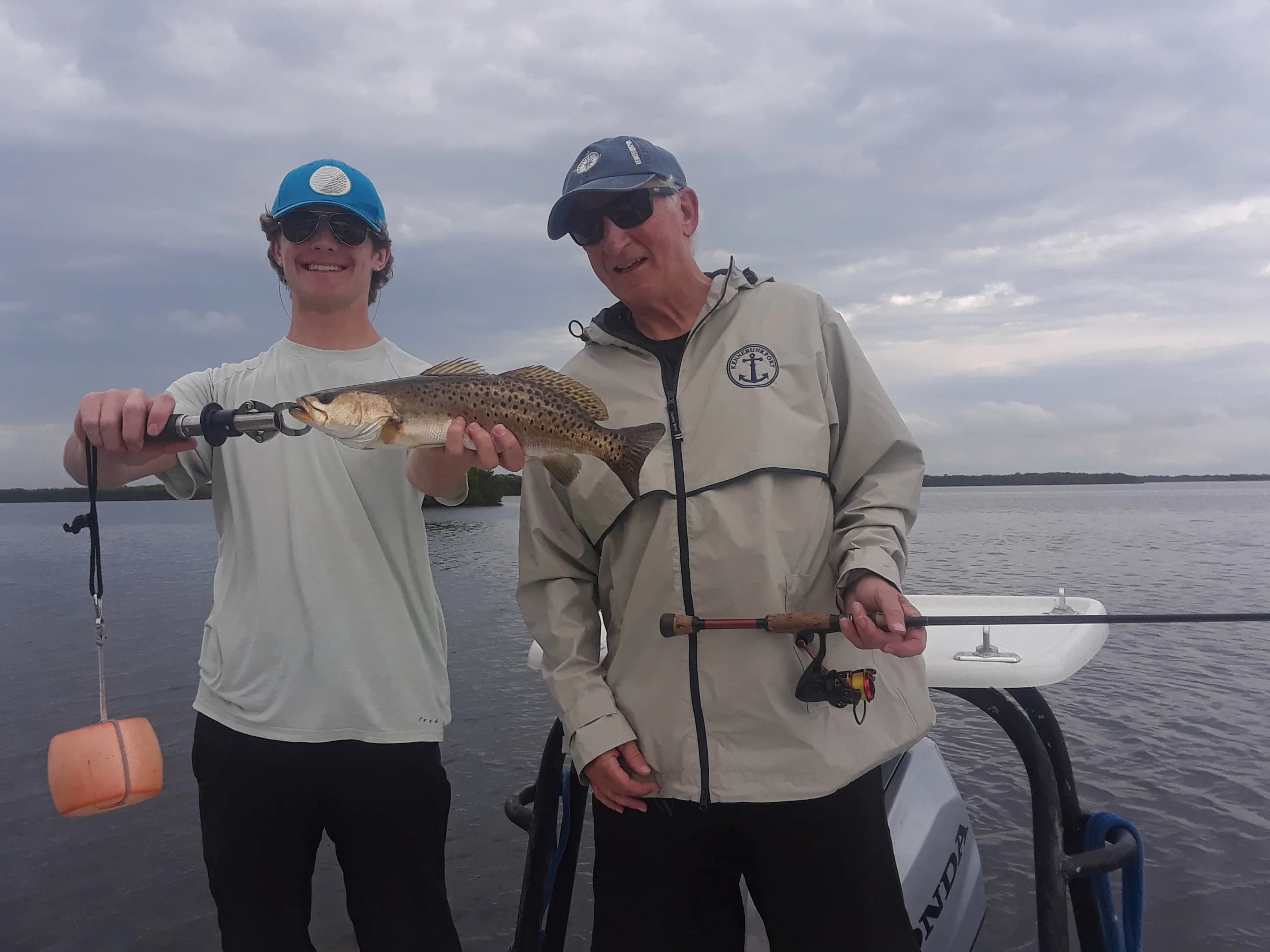 Hampton and Grandpa David… one of 30 trout caught..lots of fun!
