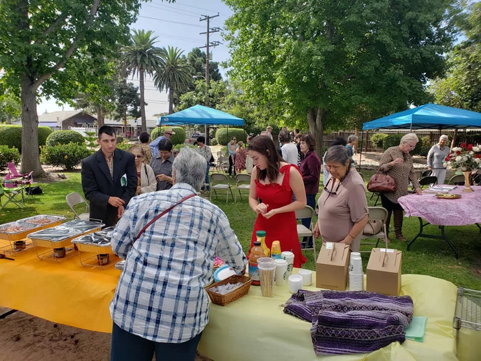 5th Sunday service and fellowship in our park