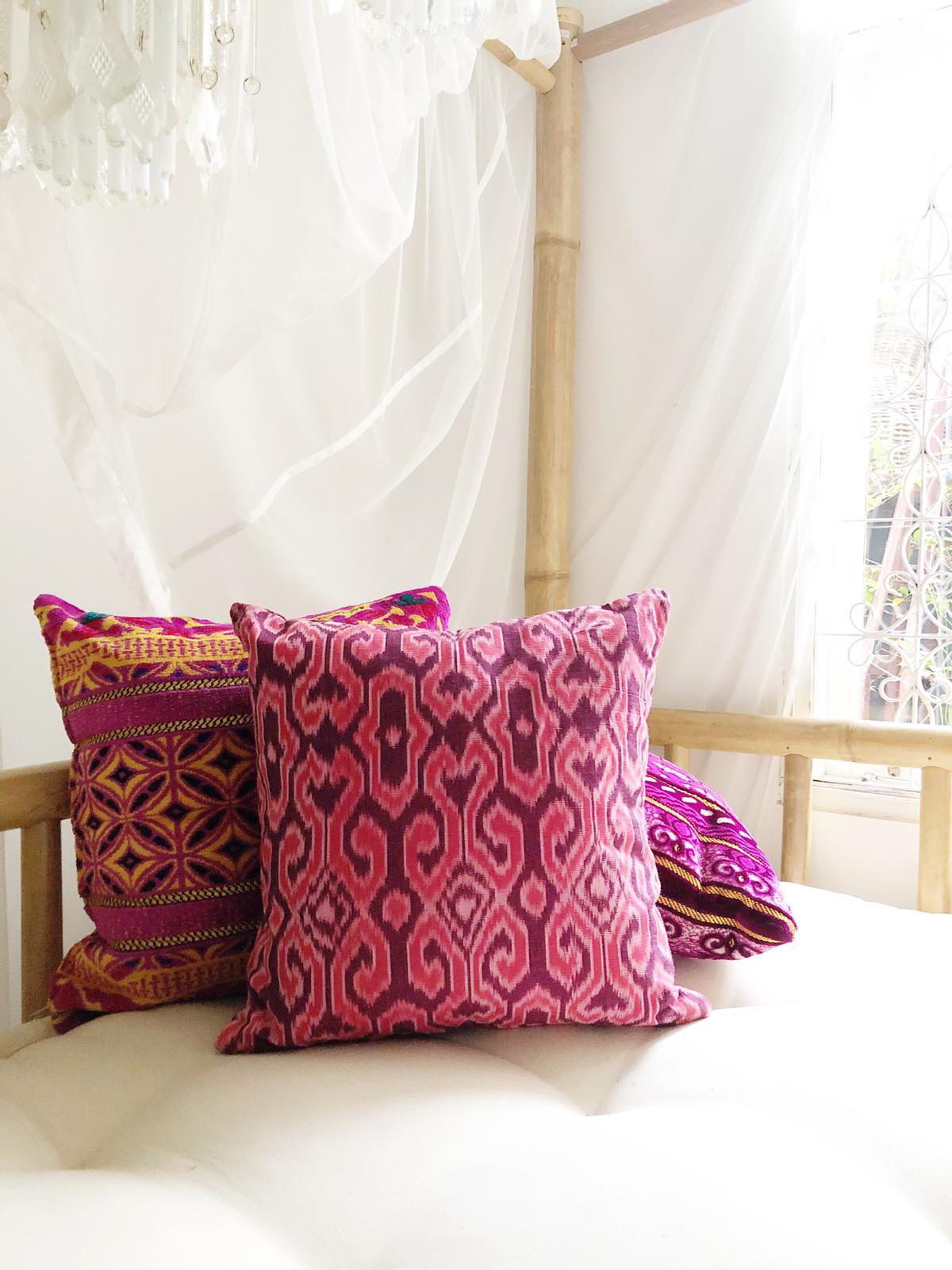 fuchsia pillow cover