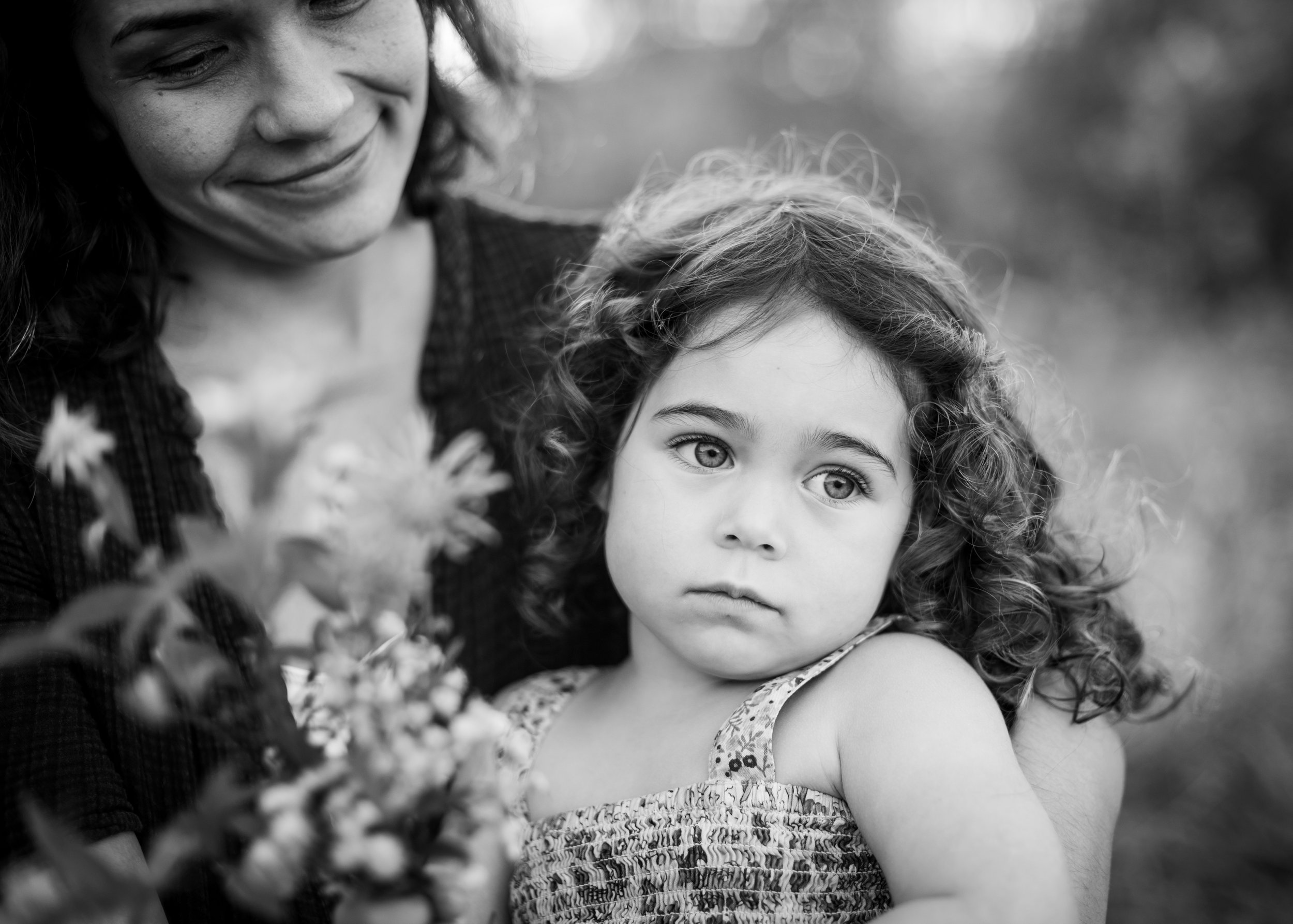 lindsay murphy photography | portland maine family photographer | black and white childs portrait mama and me.jpg