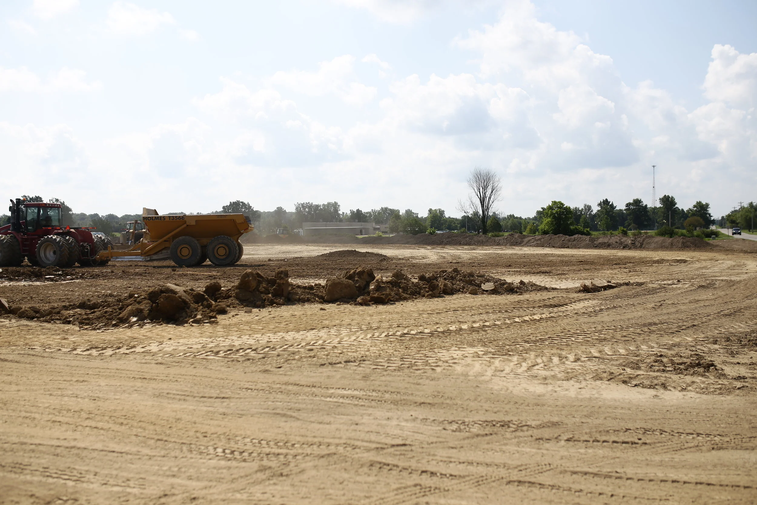  Building pad and drive for Heitmeyer property on Sidney-Freyburg Rd., Sidney, Ohio 
