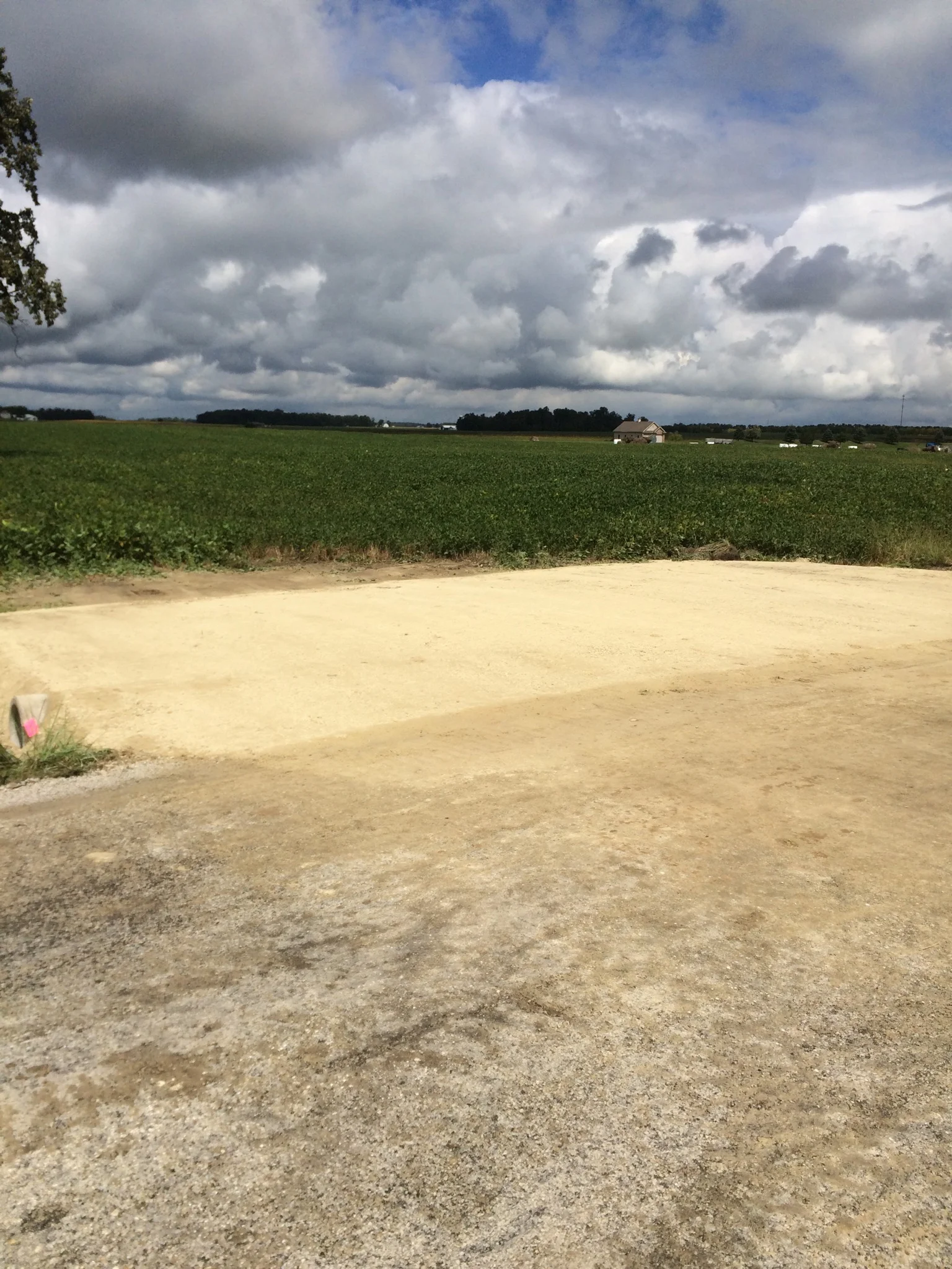  Installing farm driveway for Mike Pleiman 