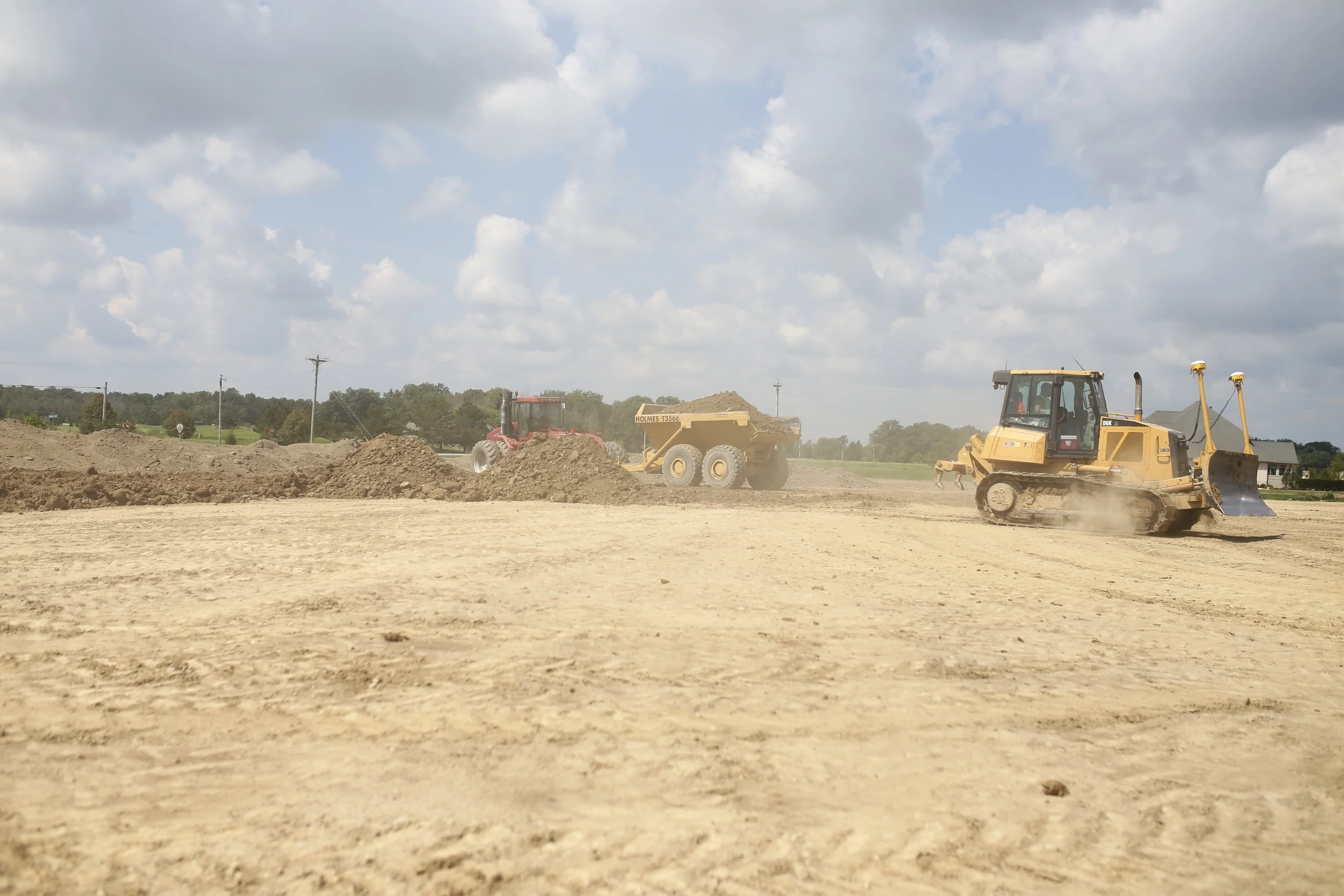  Building pad and drive for Heitmeyer property on Sidney-Freyburg Rd., Sidney, Ohio 