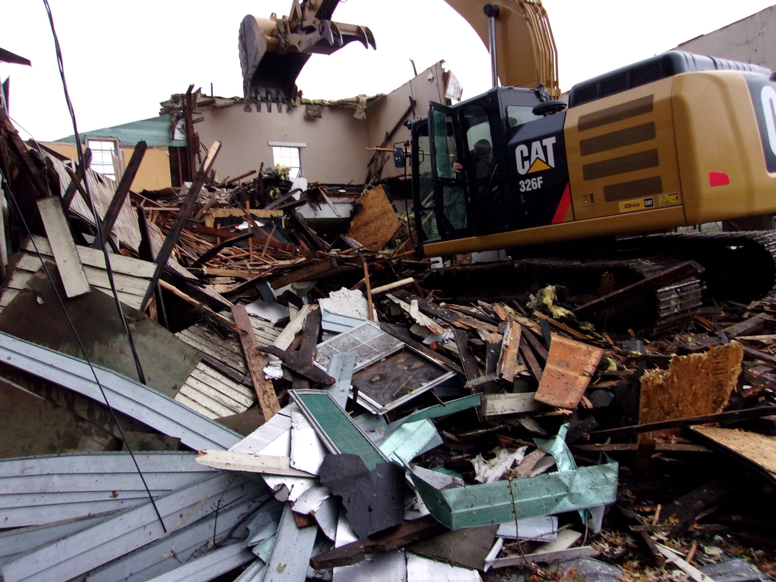  Before demolition of home on Jefferson Ave. for the Shelby County Land Bank 