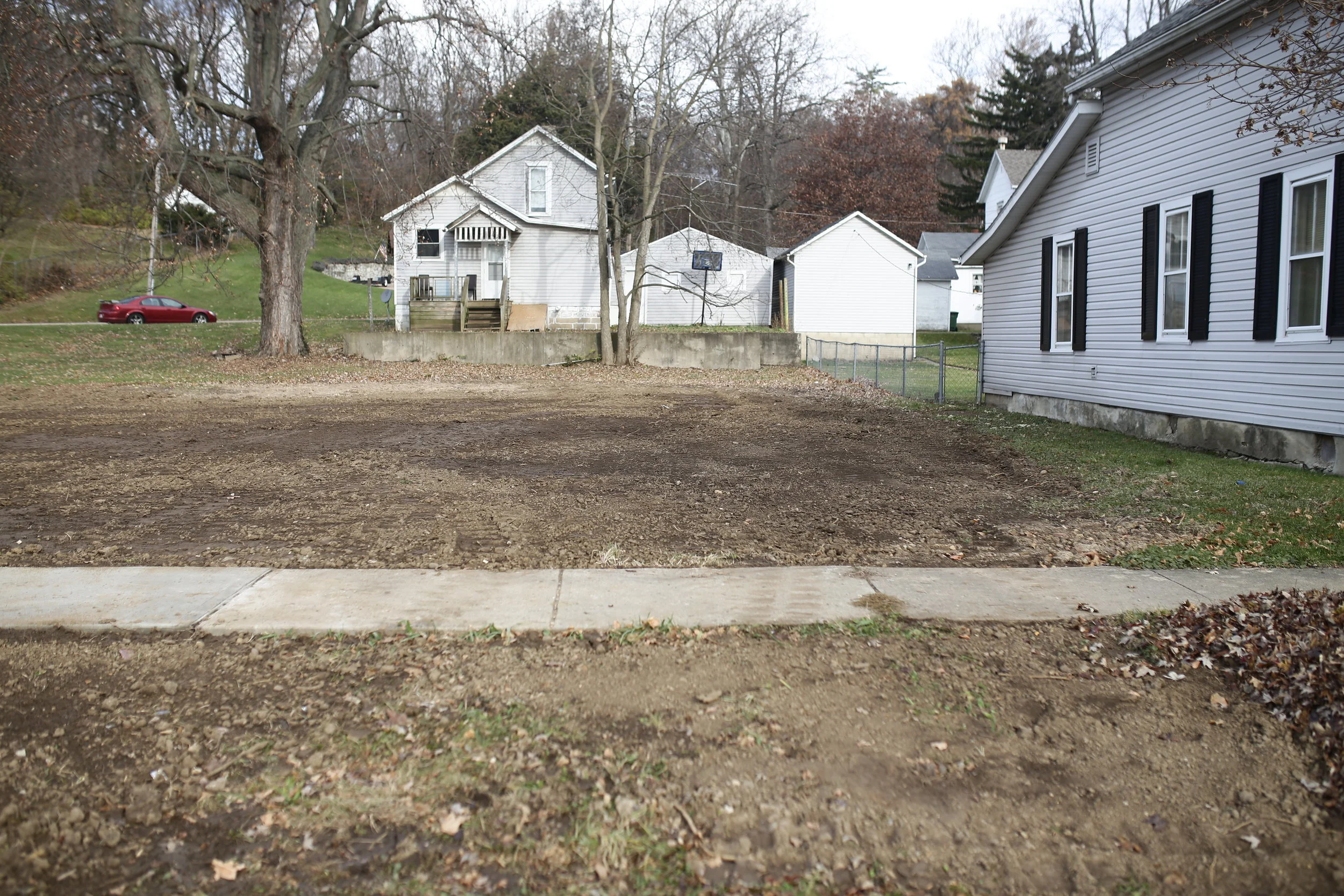  After demolition of home on Jefferson Ave. for the Shelby County Land Bank 