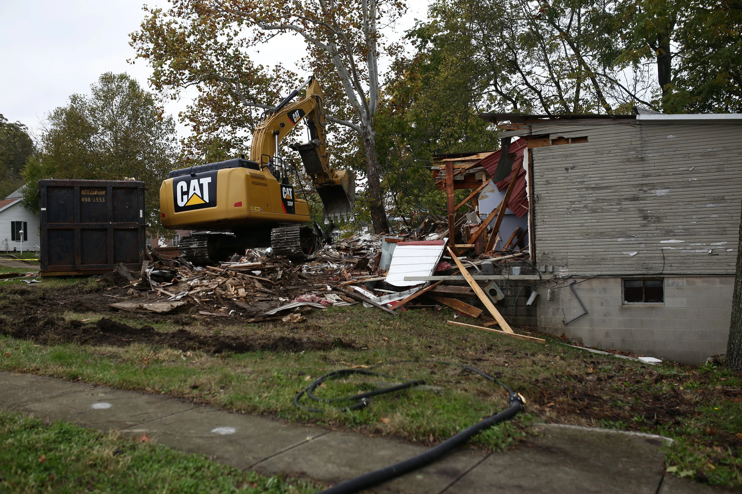  Before demolition of home on Jefferson and Main Ave. for the Shelby County Land Bank 
