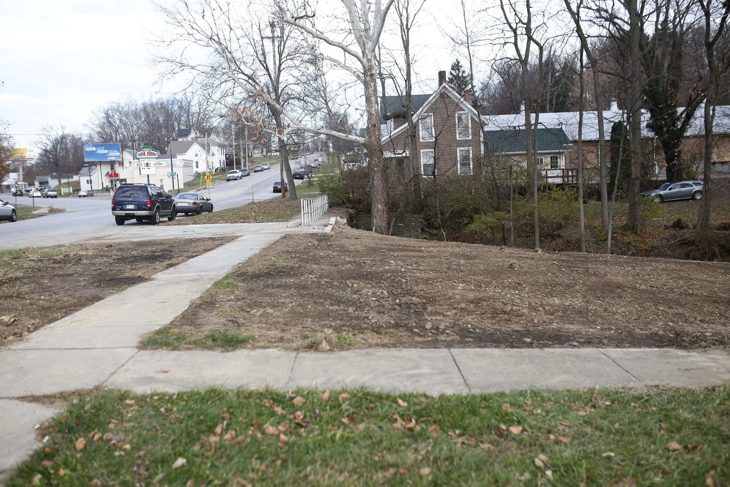  After demolition of home on Jefferson and Main Ave. for the Shelby County Land Bank 