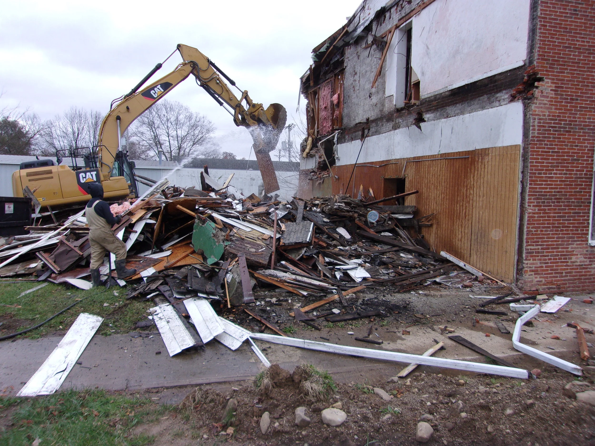  Before demolition of home on Miami Ave. for the Shelby County Land Bank 