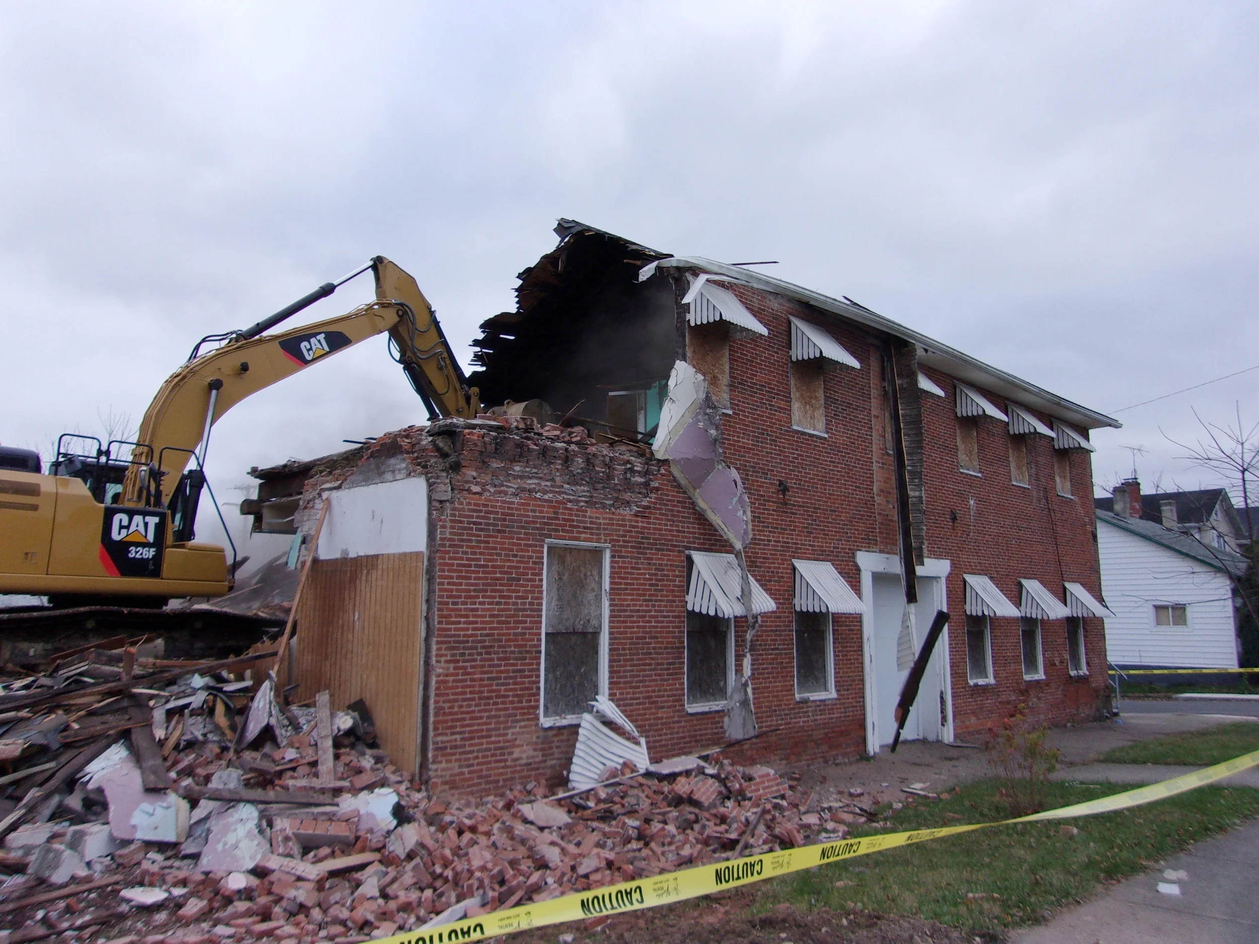  Before demolition of home on Miami Ave. for the Shelby County Land Bank 