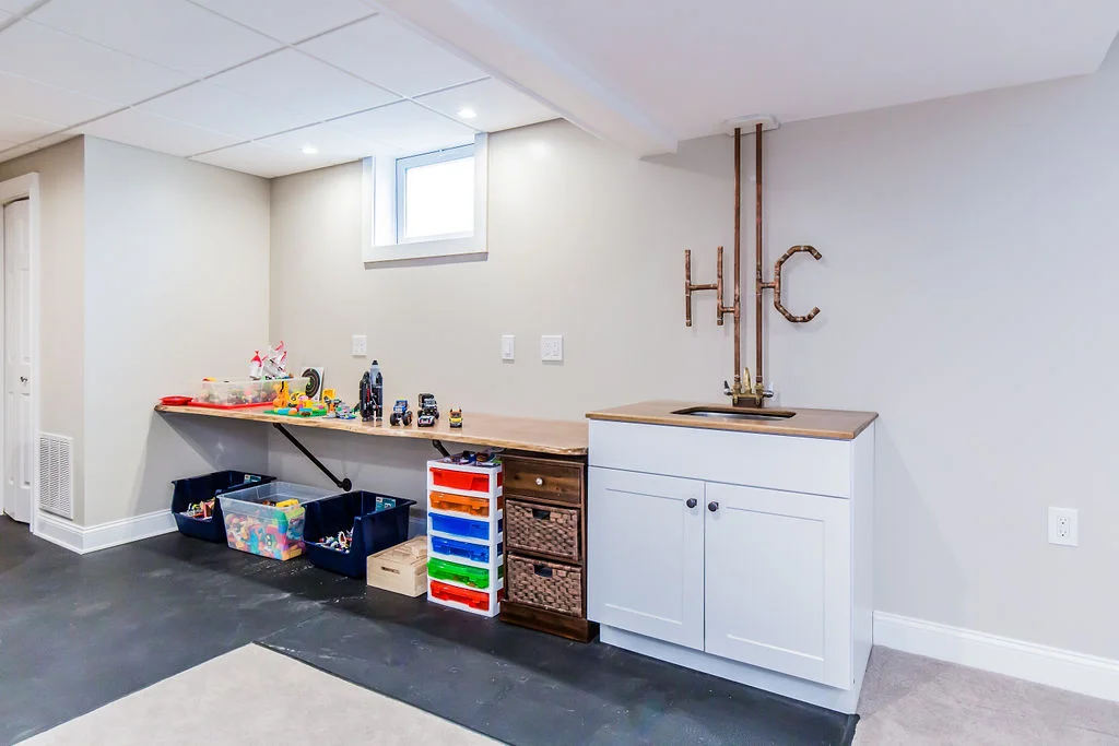 Baement Remodel Craft area