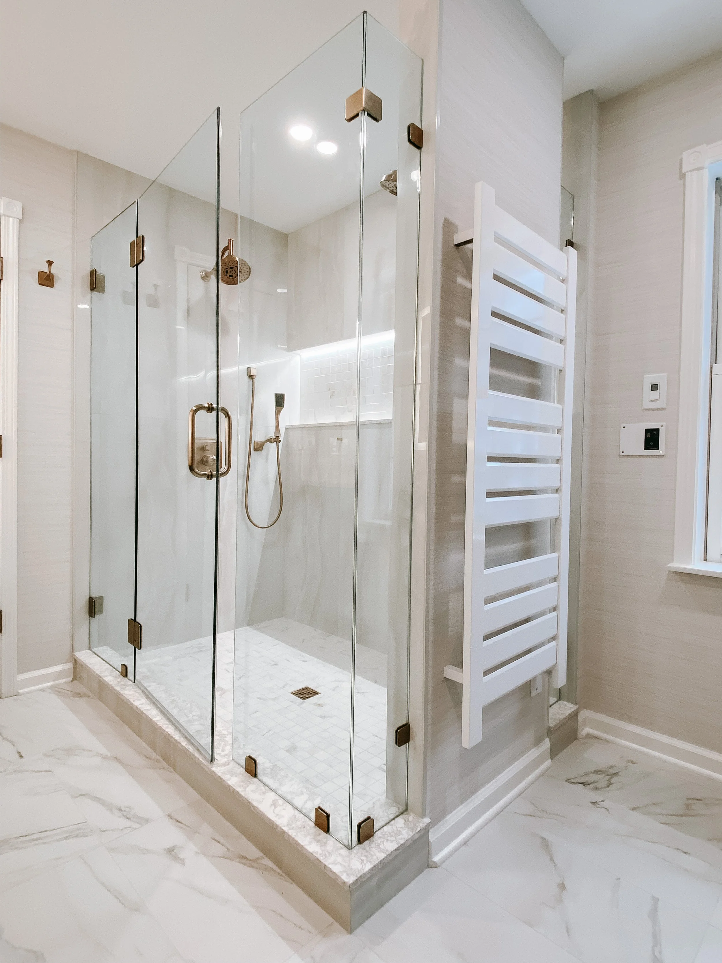 A Modern Upgrade Becomes a Custom Luxury Bathroom 