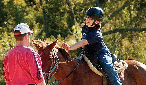 Horse Riding at YMCA Camp