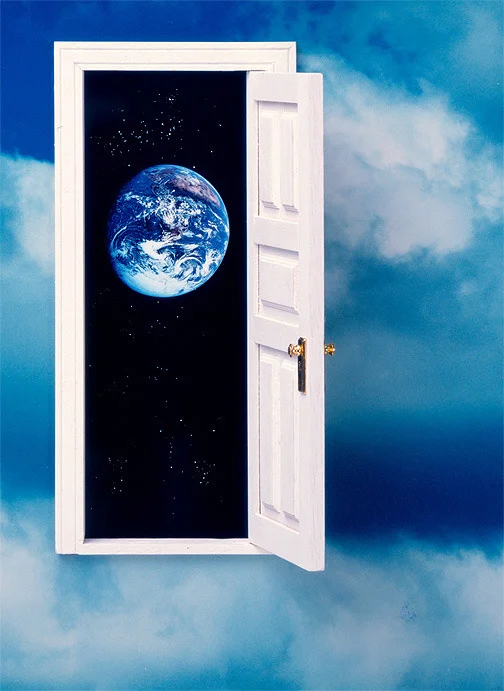 Space Door - Magazine Illustration