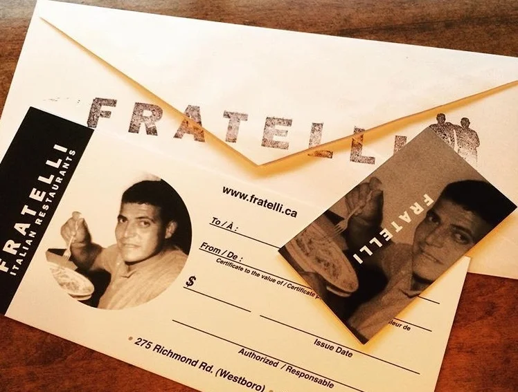 Get your gift certificates