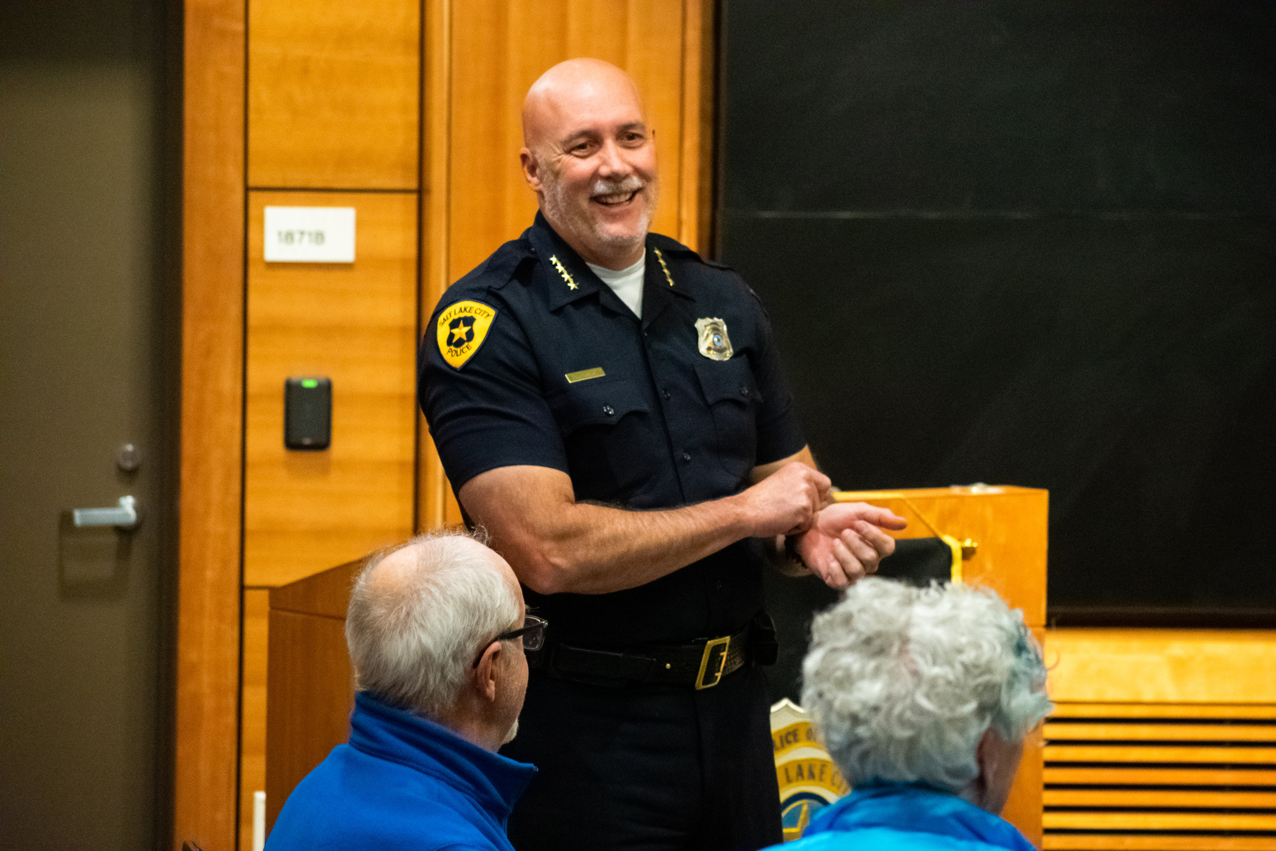  Salt Lake City Police Chief Mike Brown 