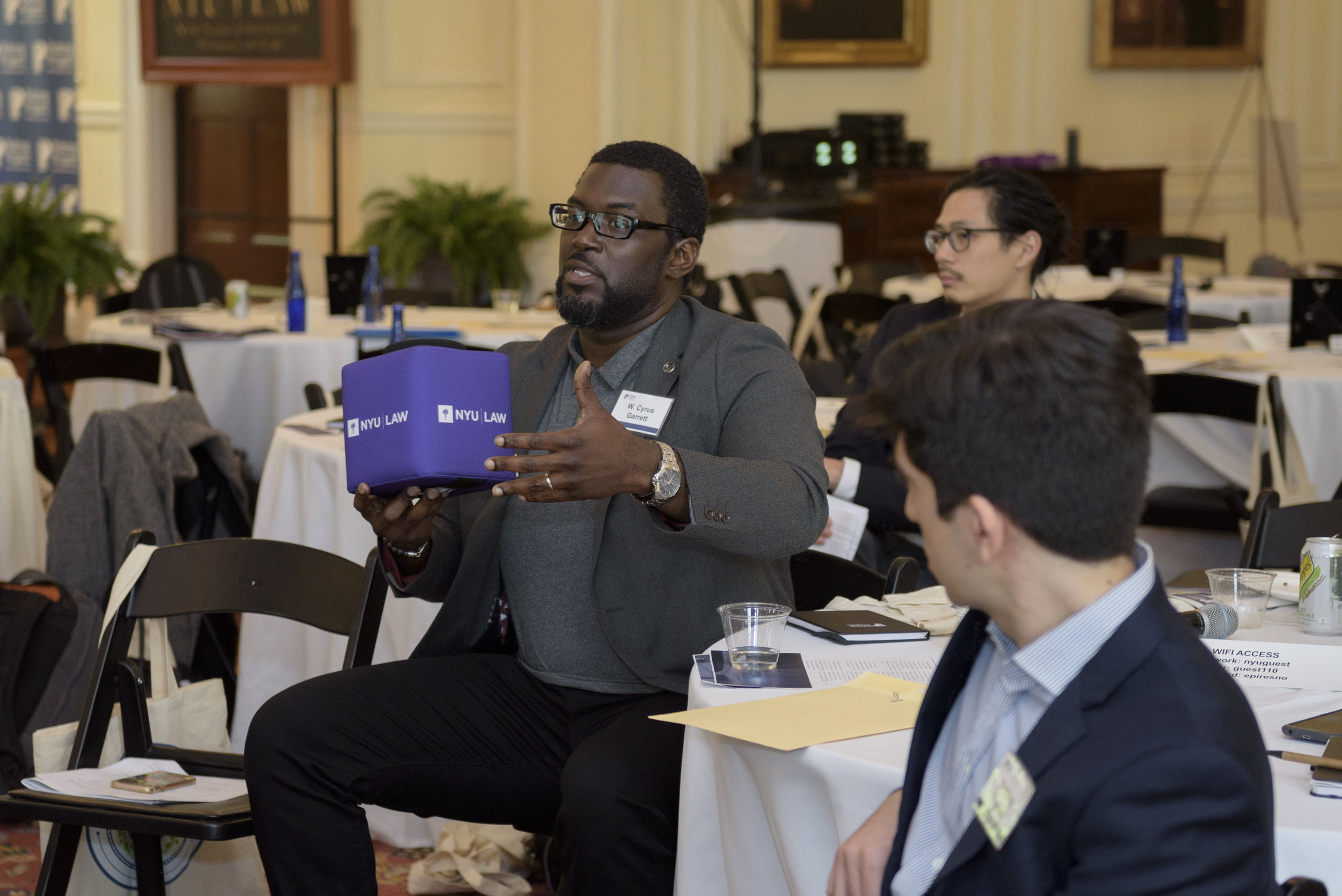 W. Cyrus Garrett, manager of the Obama Foundation’s My Brother’s Keeper communities team.