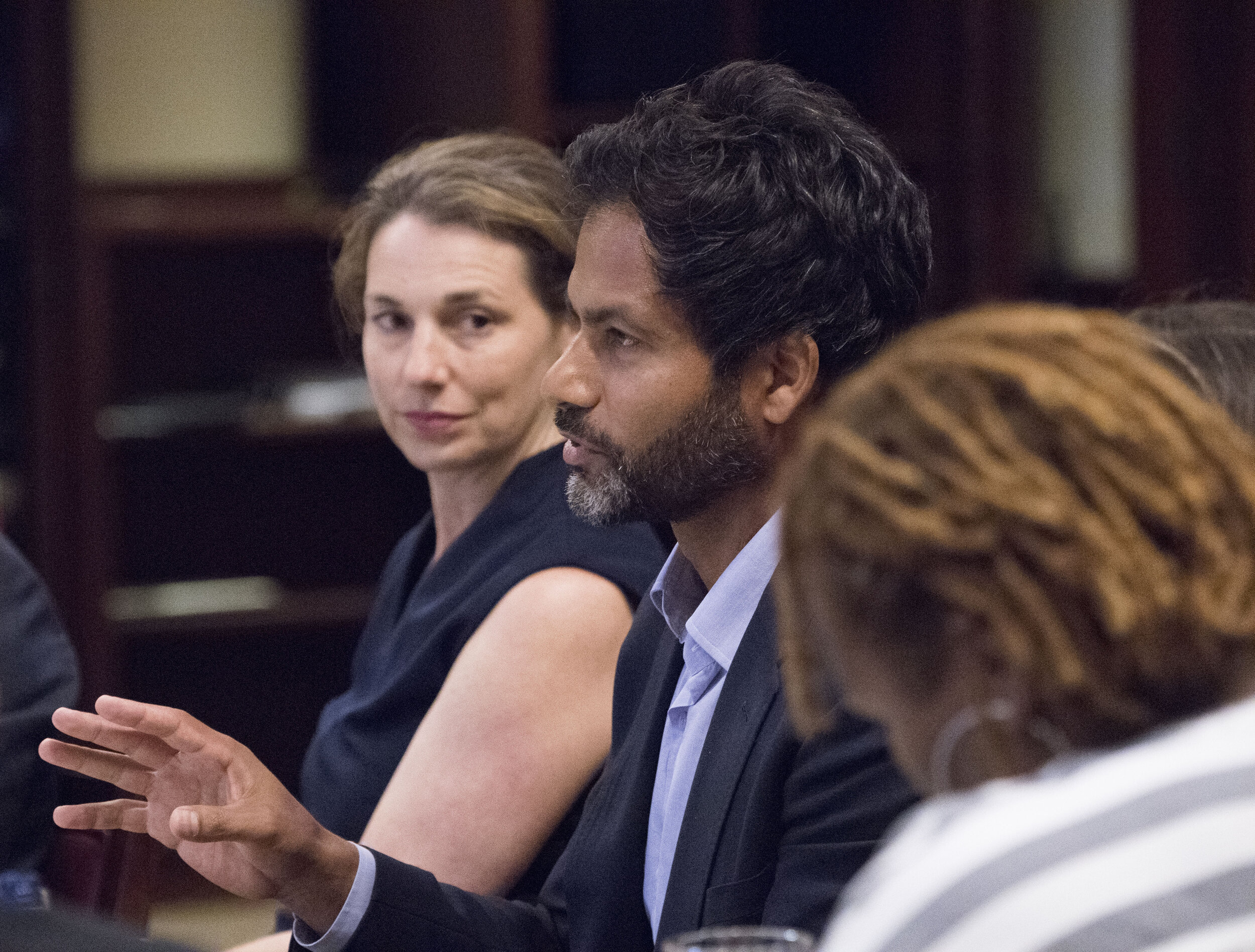  Jameel Jaffer of the Knight First Amendment Institute at Columbia University and Janet Haven from Data &amp; Society. 