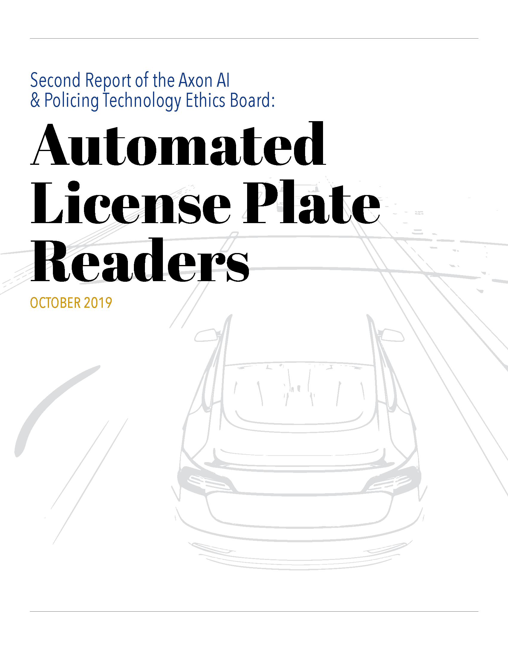 Second Report of the Axon AI & Policing Technology Ethics Board