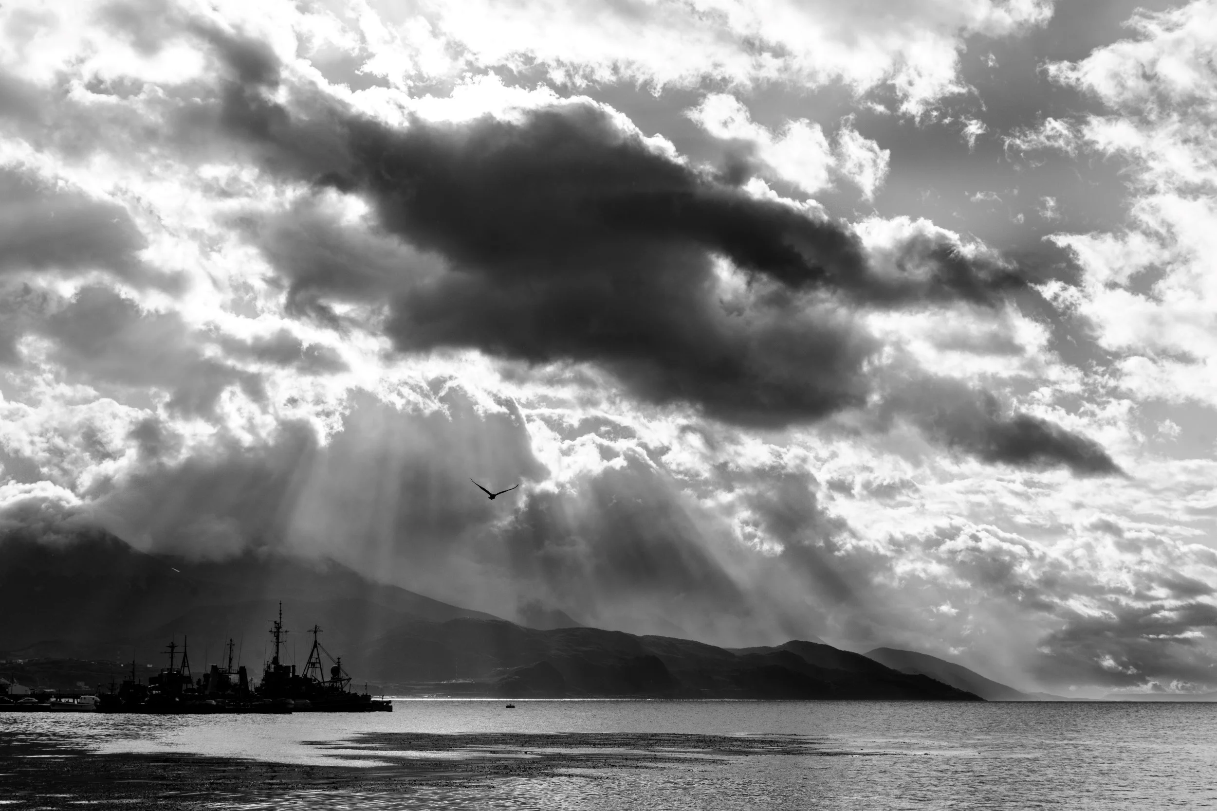 Naval base at Ushuaia, Tierra del Fuego, Argentina