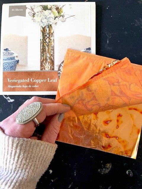 Variegated Copper Leaf 6x6 & Gilding Size — Refine {the retreat}