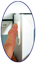 If your window's sash retaining clips look like this, refer to the information below.