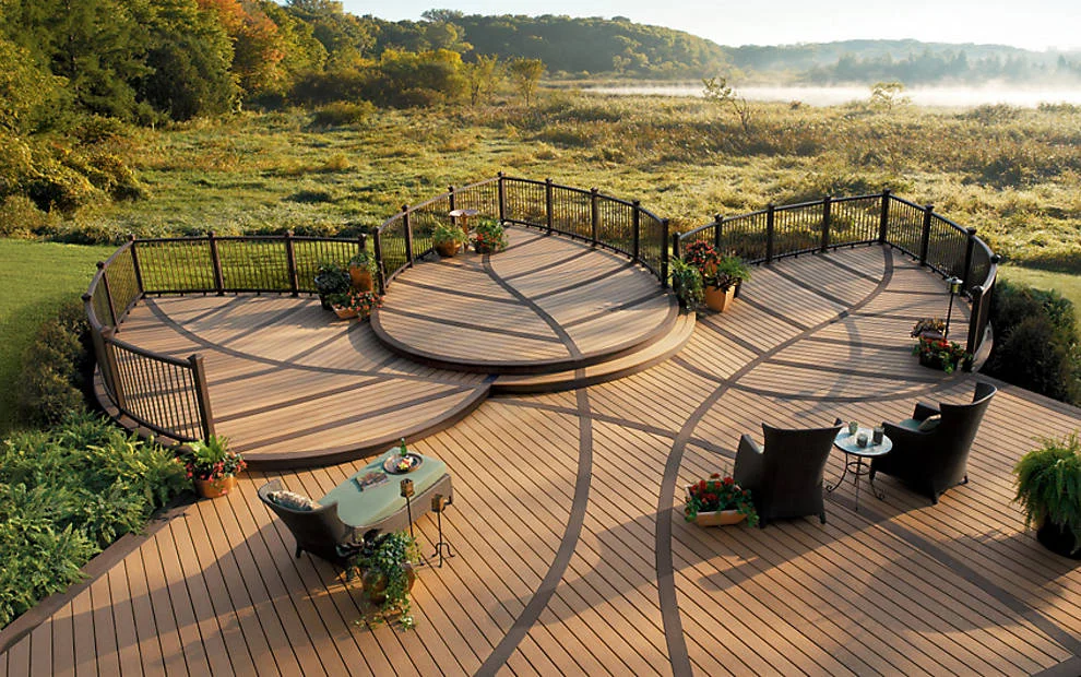 Leaf Shaped Deck