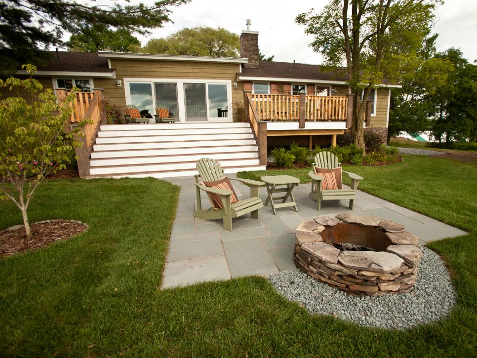 Deck to Firepit by Jackson Riley Parker DIY Network