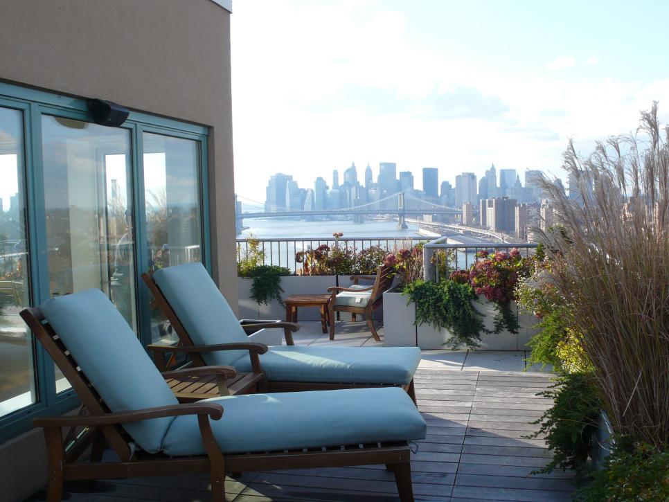 Patio in Urban Area by Groundworks Inc HGTV
