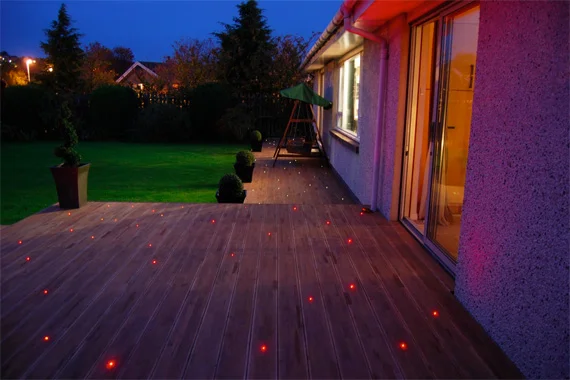 Outdoor Fiber Optic Lighting from HouseLogic