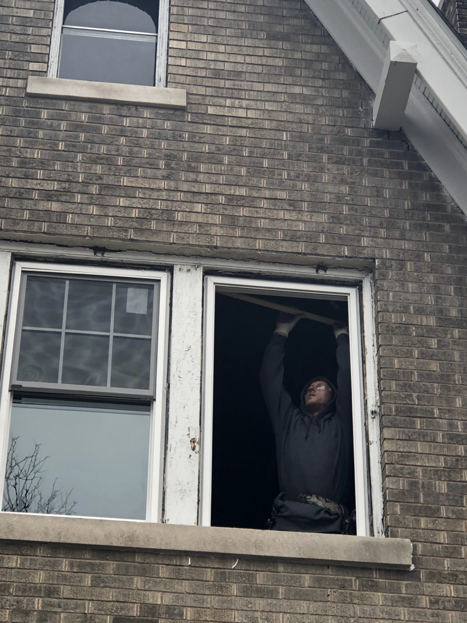 These windows will allow the Williams family to access more of their home while they complete removations.