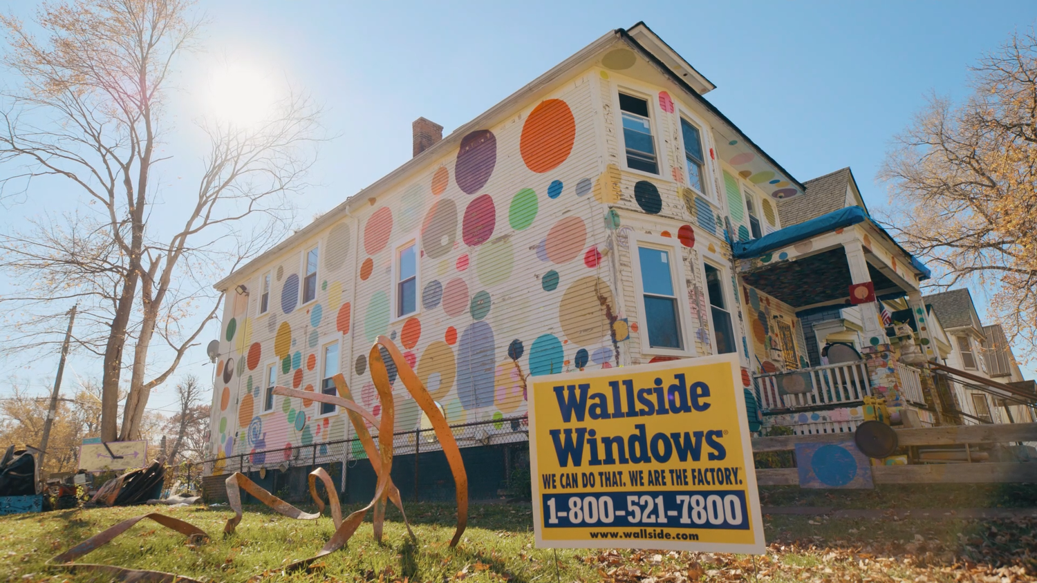 New Wallside Windows for Detroit's most famous Heidelberg Project