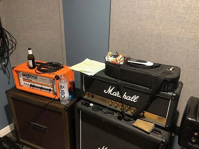 @niner_niner_bakersfield was here and my amps survived! 
#hydrationstation #niner #fulllength #ninerempire #orangeamps #orangeamplifiers #nearbeer #recording #ampabuse