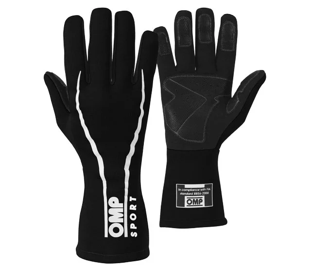 OMP Sport Black Gloves.jpg