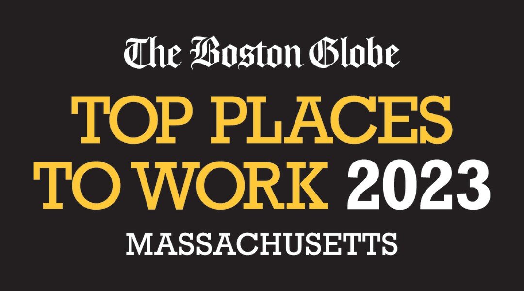 We are thrilled to share that we have been named a Top Place to Work by the @bostonglobe 
We were ranked 14 out of 40 in the small companies category!

https://www.bostonglobe.com/2023/11/29/magazine/the-top-places-to-work-in-massachusetts-2023/