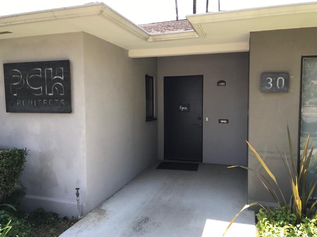 Progress. We finally got the new corten steel signs up. Took us several months. Are good friends from Vulcan Steel got this put together in three weeks. Glad PCH are not contractors.