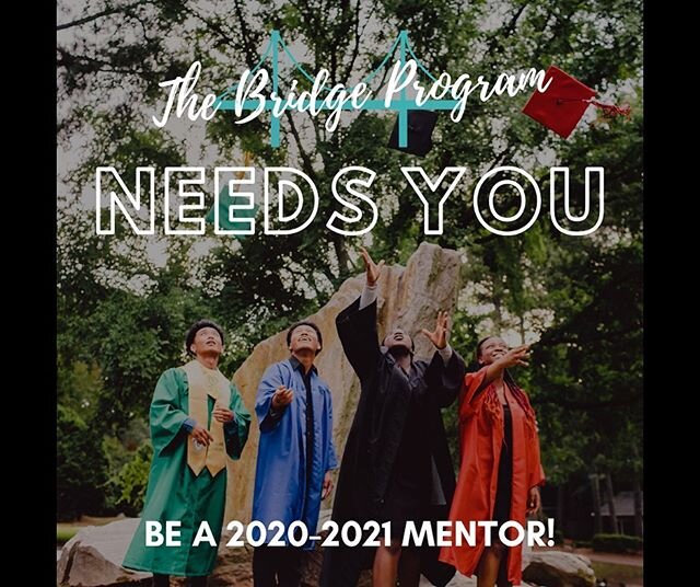 The Bridge Program needs you! We have 25+ rising high school juniors who need a mentor for the upcoming 2020-2021 school year. Mentors have the unique opportunity to be involved in a refugee student&rsquo;s life during a time that can be very confusi