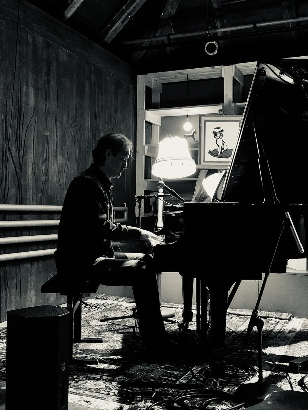 Anthony Garcia at piano