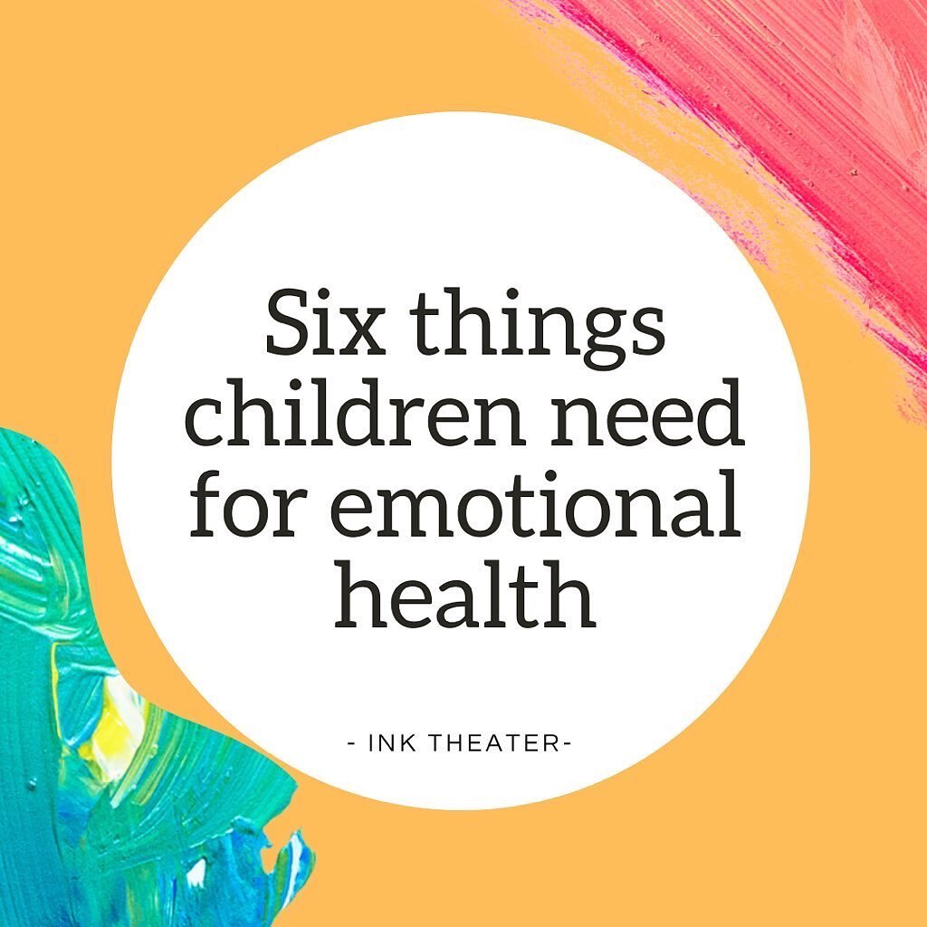 Six Things Children Need For Emotional Health👇🏼

💤 Quality Sleep

❤️ Loving and connected relationships

🥗 Healthy Foods

🎭 Knowing and naming emotions

🥰 Safe environment to make mistakes and fail 

⛹🏽&zwj;♂️Opportunities for play

What are s