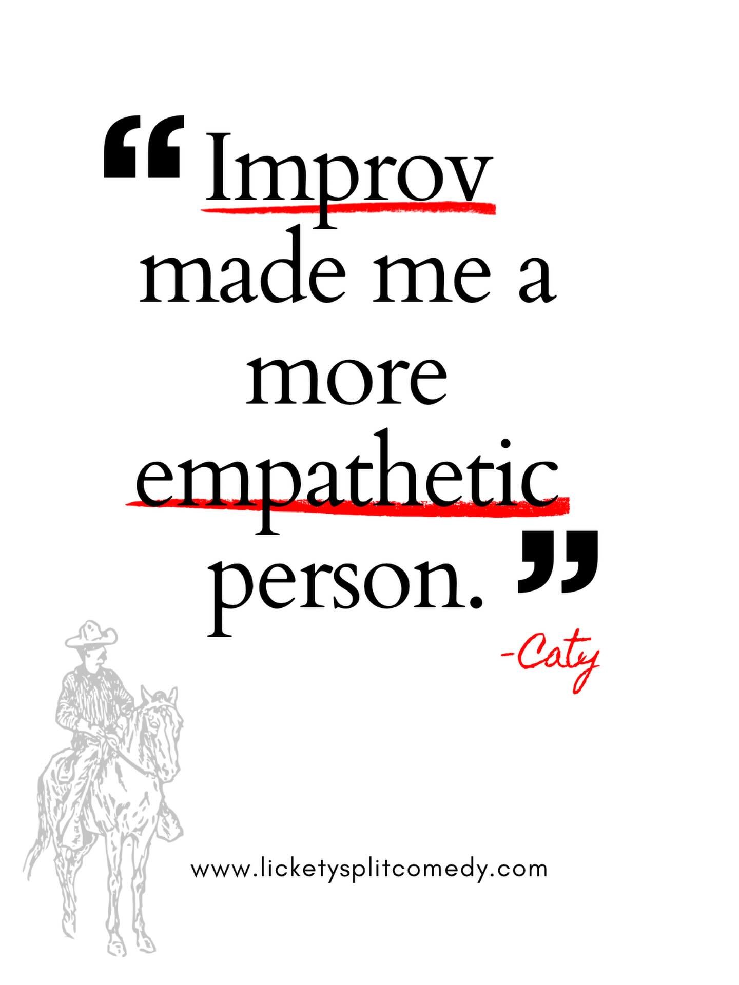 We asked ourselves and our ensemble members from Pool of Fools why they enjoy improv or what benefit they&rsquo;ve seen in their lives from improvising. The answers have been so amazing!

Caty joined the group over the summer but she is a life-long i