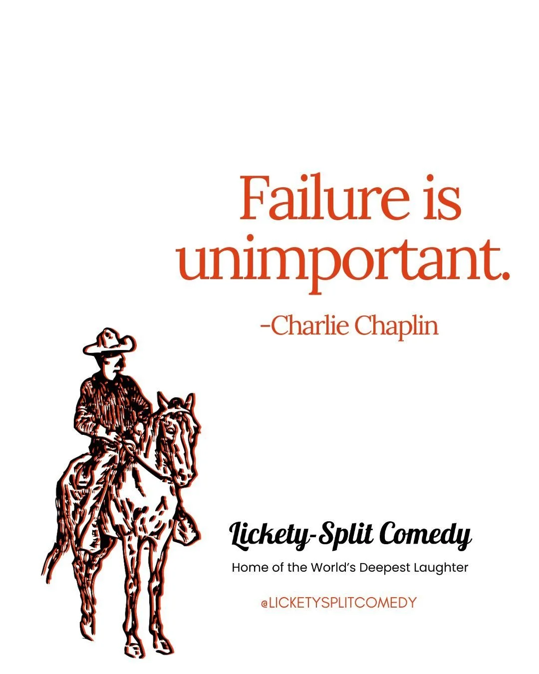 We couldn't disagree more, Charlie. Failure *IS* important - it's how we learn, grow, and develop - as creatives and as humans. We had to fail a hundred times - a thousand times - maybe more! - before we learned to walk as babies. Failure is crucial 